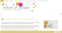 Desktop Screenshot of natureofeurope.com